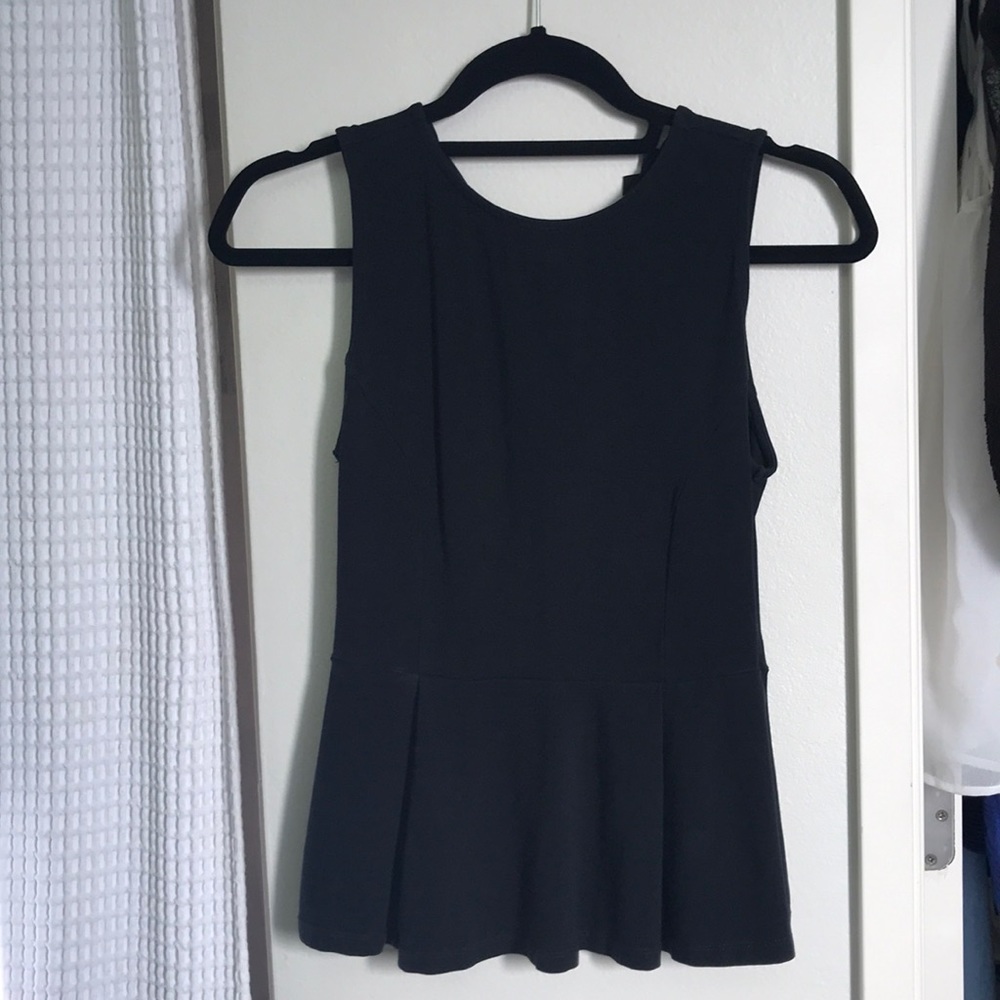 TopShop black peplum size women’s 6